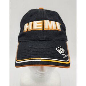 Dodge Hemi Embroidered Logo Hat Baseball Cap‎ Strap Back Adjustable Black Yellow